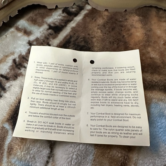 New. McRae Hot Weather Leather Boots. 11 W. Vibram Soles. Manufactured in USA. - Picture 4 of 16